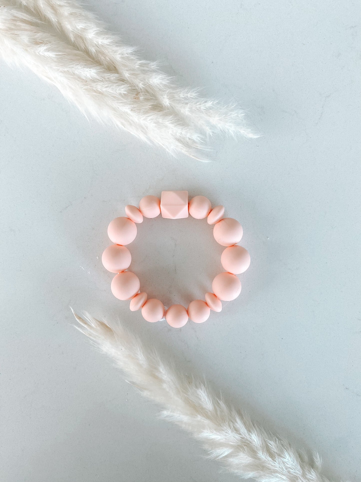 Pink Hexagon Teether