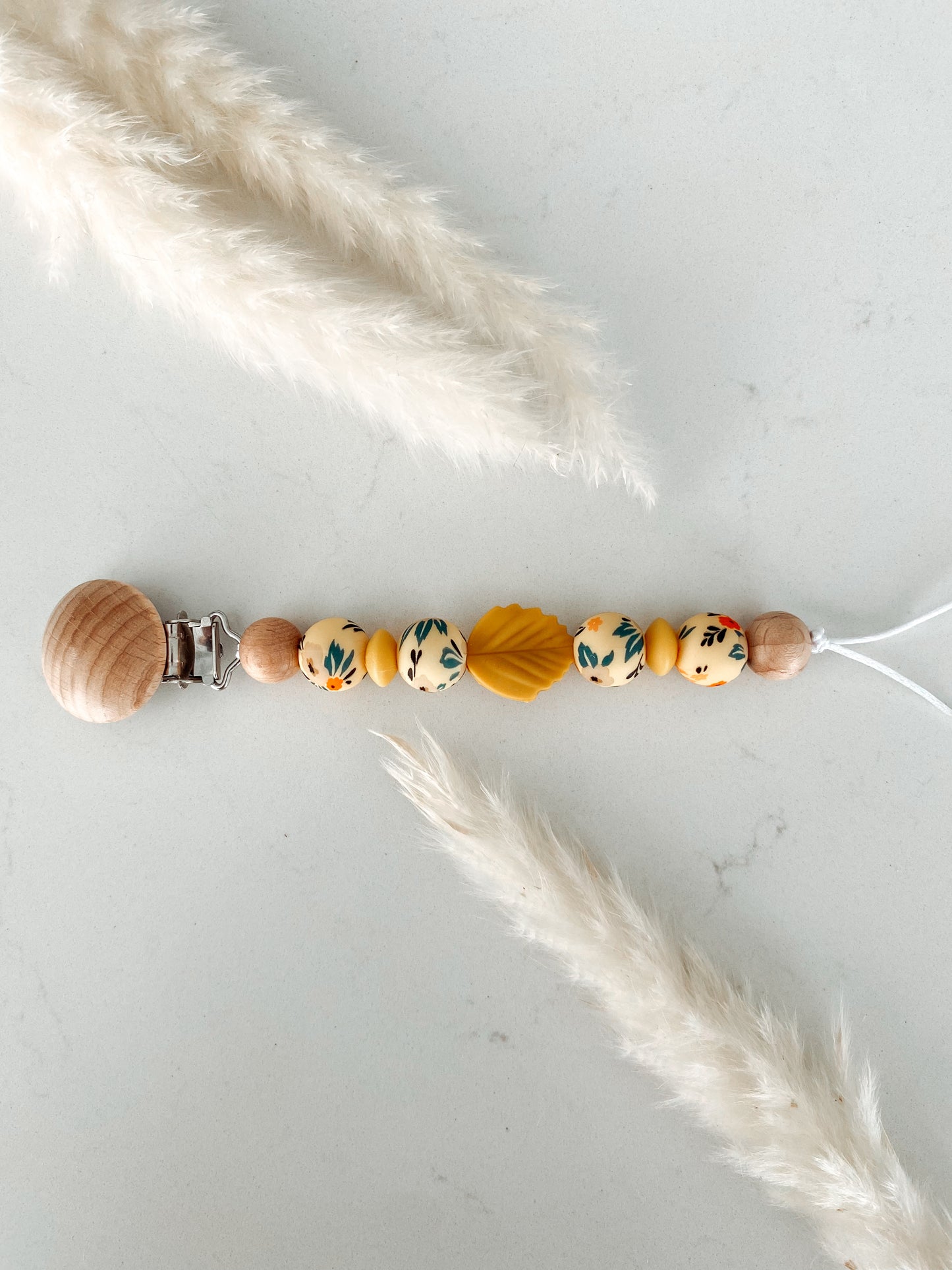 Mustard Florals Clip