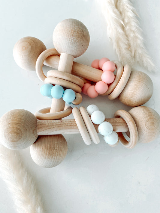 Montessori Wooden Rattles